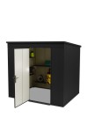 Domek narzędziowy 1,86x2,36 (m) RAL 9005