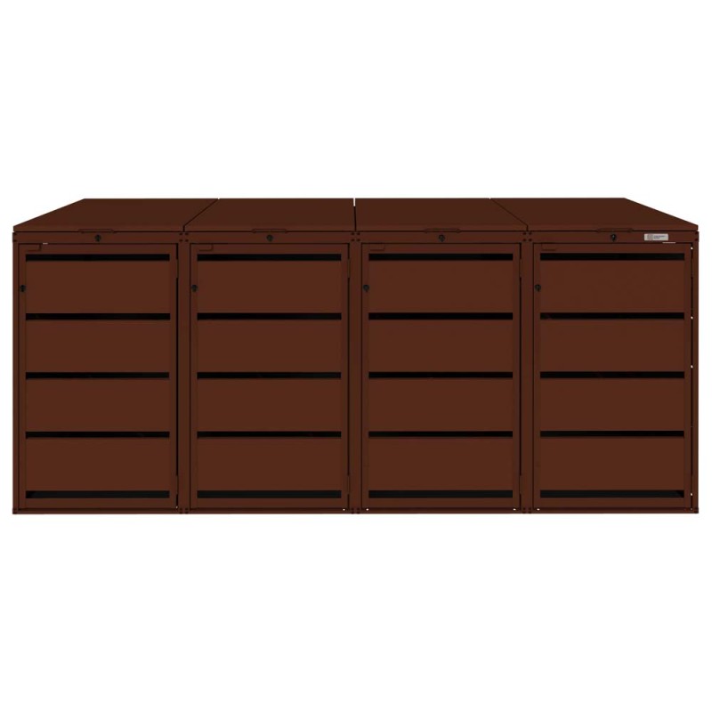 Zabudowa koszy Kuba120-4 kolor matowy brąz 8017.jpg