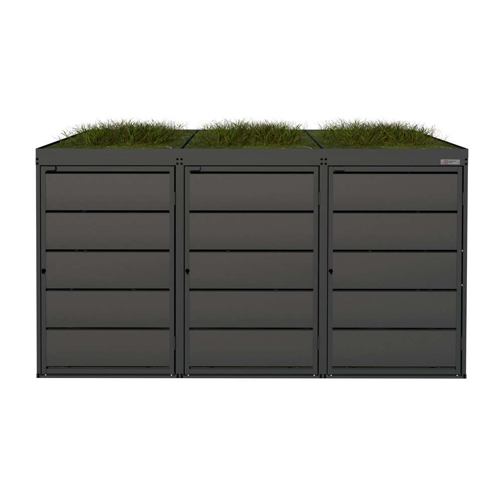 Zabudowa koszy Kuba240-3 kwietnik kolor antracyt 7016.png