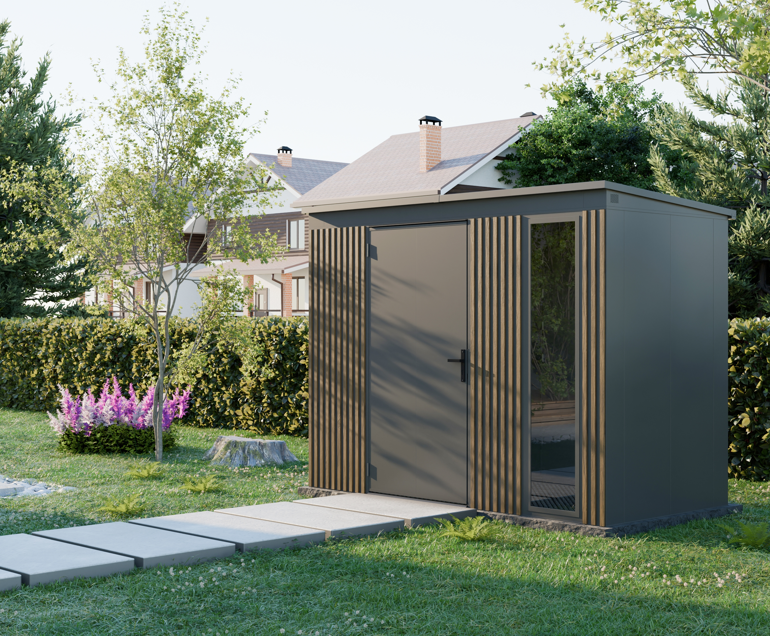 Nowoczesny domek ogrodowy – funkcjonalność i design w Twoim ogrodzie